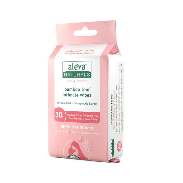 Aleva® - Aleva Naturals® Maternal Care™ Bamboo Fem Wipes™ - 30 count