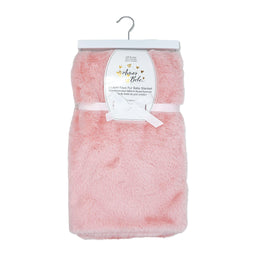Amor Bebe® - Amor Bebe 2 Layer Luxury Faux Fur Plush Baby Blanket