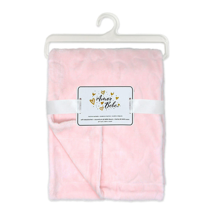 Amor Bebe® - Amor Bebe Sculpted Fleece Blanket