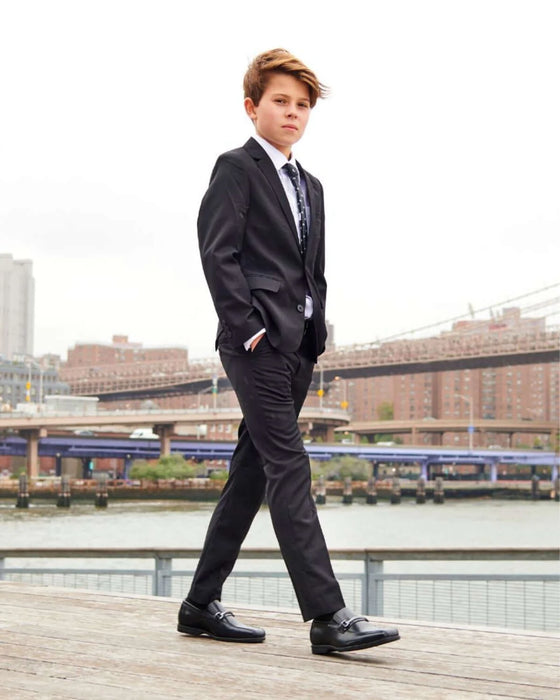 Appaman® Boys Slim Fit Suit Pants – 29 Black style 8SUP6 | Sizes 8–16