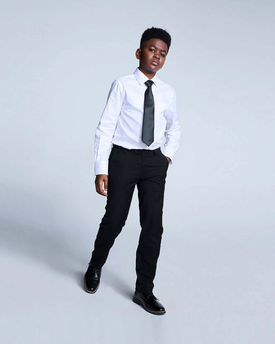Appaman® Boys Slim Fit Suit Pants – 29 Black style 8SUP6 | Sizes 8–16