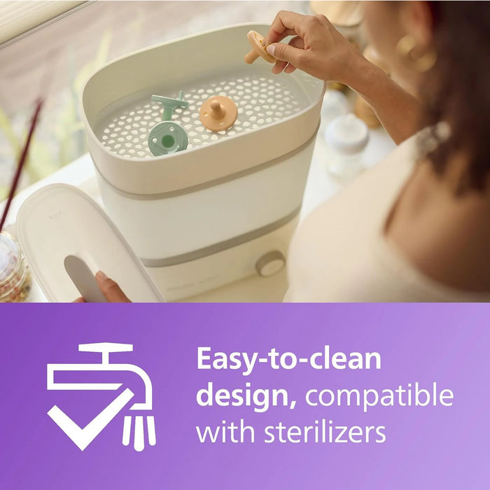 Philips Avent Soothie Classic Round Shaped One Piece Pacifiers - 2 Pack