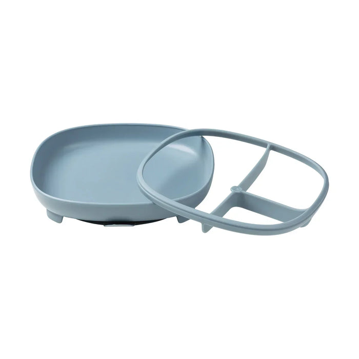 b.box® - Toddler 2-in-1 Suction Plate with Adjustable Divider | Mess-Free & Convertible Design