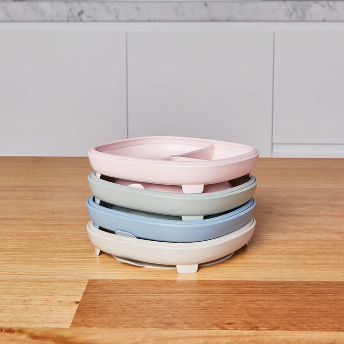b.box® - Toddler 2-in-1 Suction Plate with Adjustable Divider | Mess-Free & Convertible Design