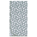 Gerber baby receiving blanket folded, sage green with white dot pattern, shown on white background.