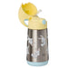 b.box insulated water bottle Looney Tunes edition with yellow lid and playful cartoon rabbit print
