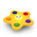 b.box pop & glow starfish sensory toy with colorful buttons, shown on a white background.