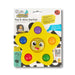Baby Einstein Pop & Glow Starfish sensory toy in yellow, packaged and displayed upright.