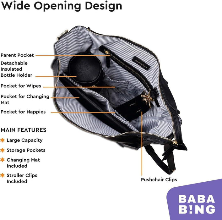 BabaBing - BabaBing Luxurious Diaper Bag Lucia