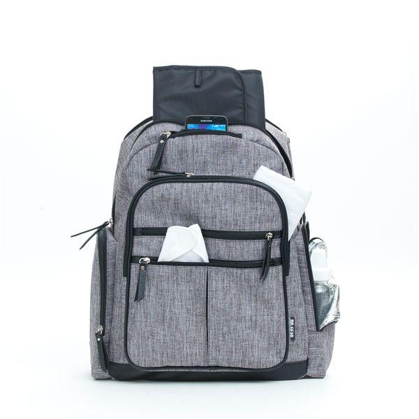 Baby Boom - Baby Boom Places and Spaces Backpack Diaper Bag Grey