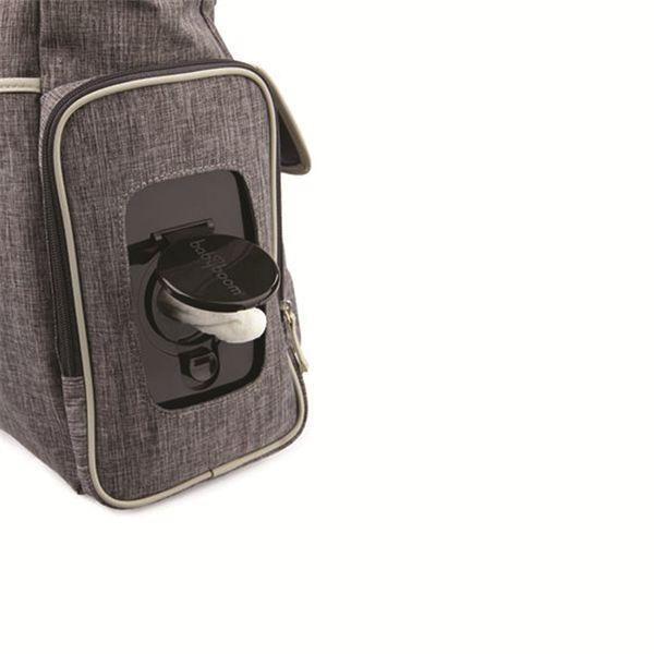 Baby Boom - Baby Boom Places and Spaces Satchel Diaper Bag Cross Hatch with Cream Trim