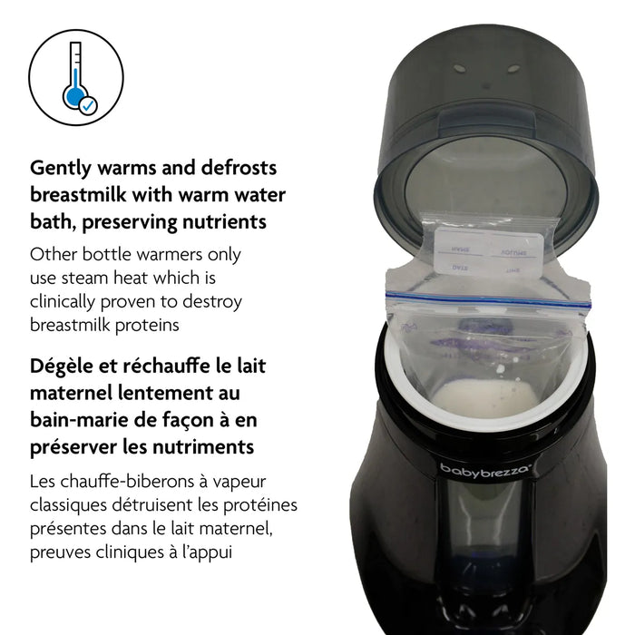 Chauffe-biberon Baby Brezza Safe & Smart avec Bluetooth