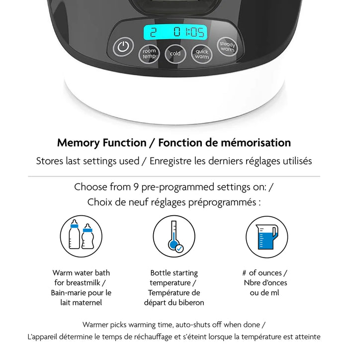 Chauffe-biberon Baby Brezza Safe & Smart avec Bluetooth