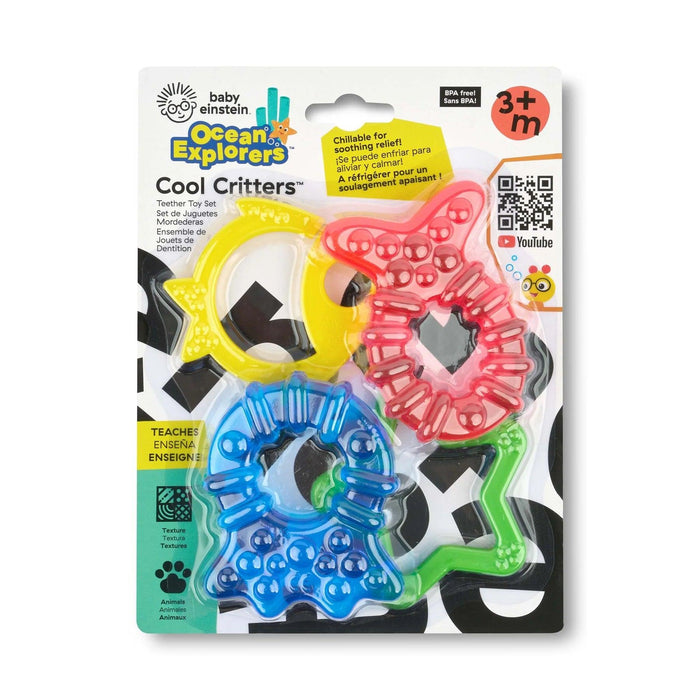Baby Einstein® - Baby Einstein Cool Critters Ring Teether Toy Set