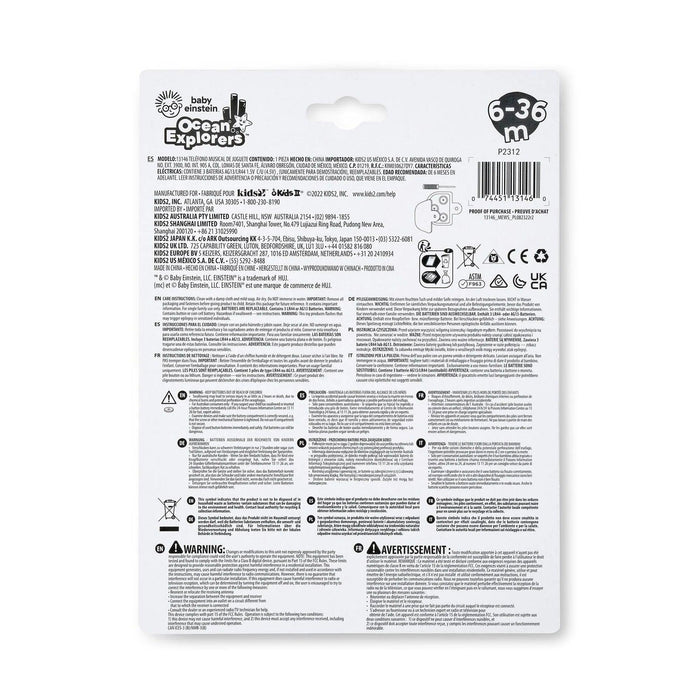 Baby Einstein® - Baby Einstein Shell Phone™ Musical Toy Telephone