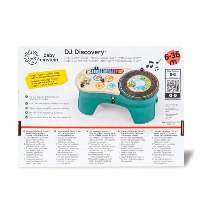 Baby Einstein® - Baby Eintstein Hape DJ Discovery Magic Touch Turntable Toy