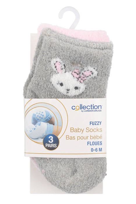 Chaussettes douces pour bébé London Drugs (0-6 mois) - Lot de 2