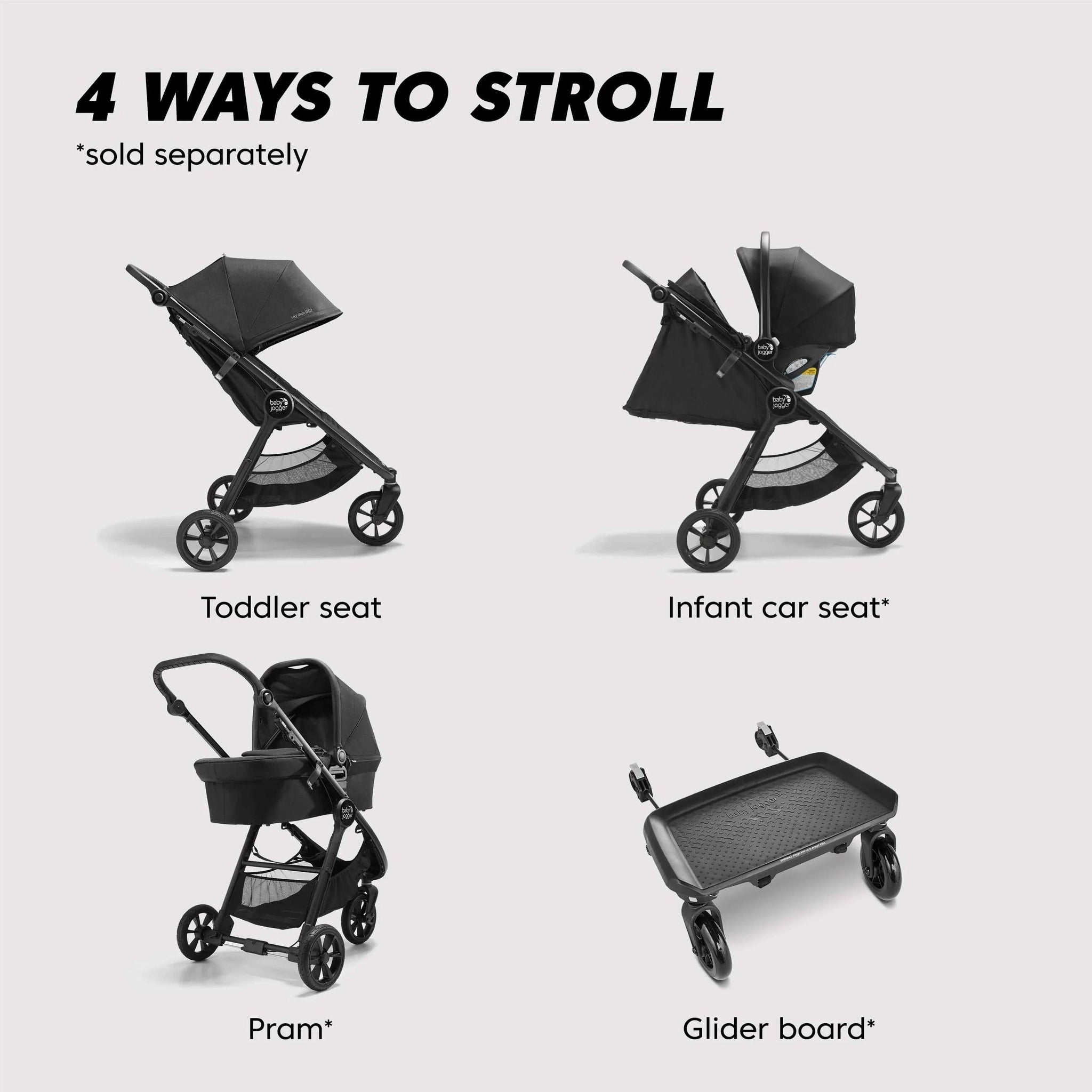 Baby Jogger® - Baby Jogger City Mini GT Stroller and City Go Car Seat