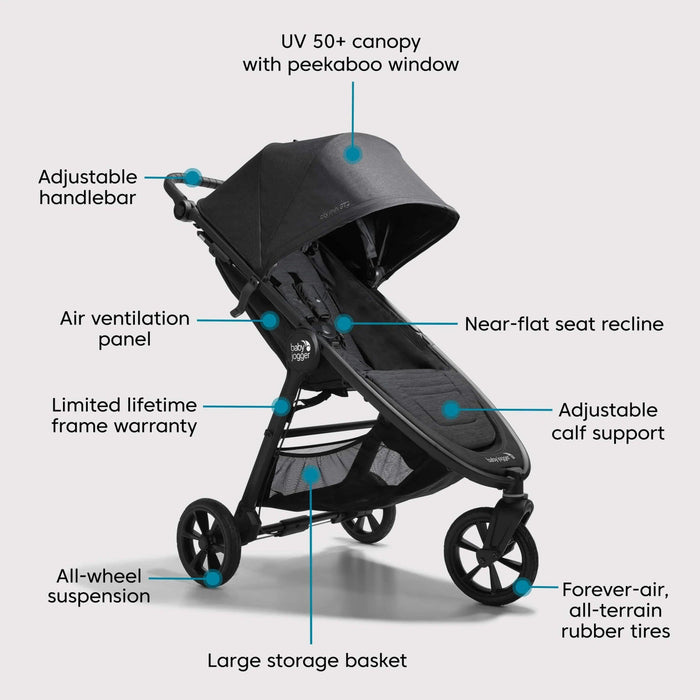 Baby Jogger® - Baby Jogger City Mini GT2 Single Stroller & Graco SnugRide 35 Lite LX Infant Car Seat