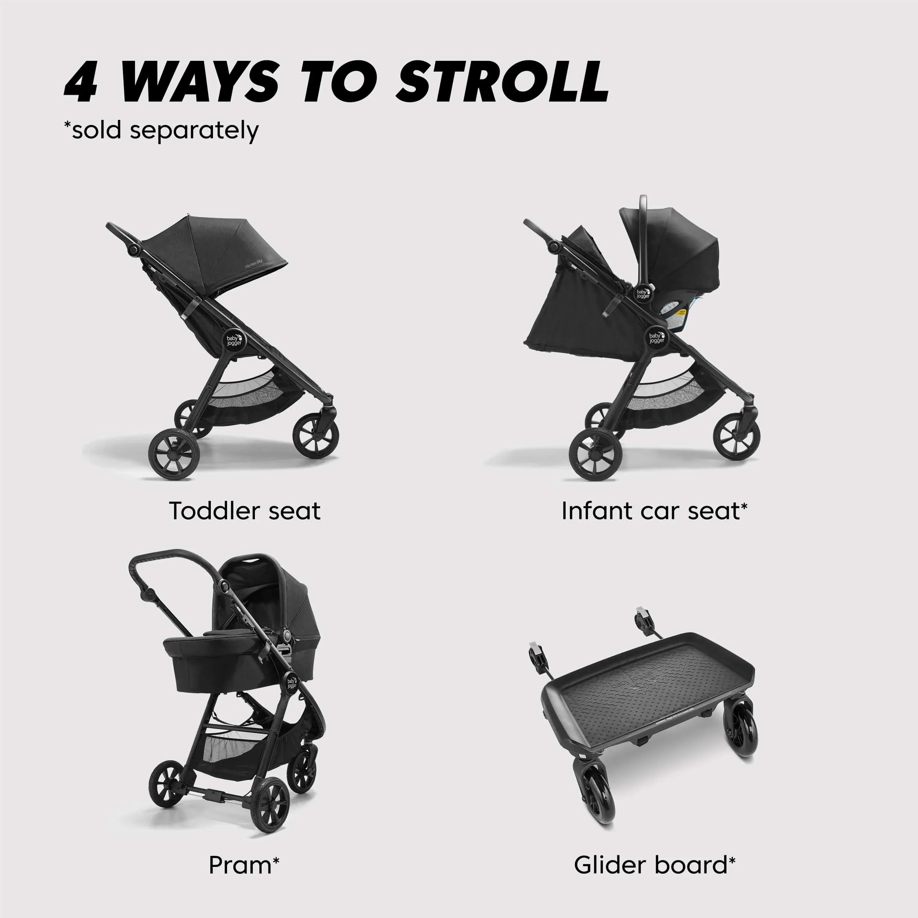 Baby Jogger® - Baby Jogger City Mini GT2 Single Stroller & Graco SnugRide 35 Lite LX Infant Car Seat