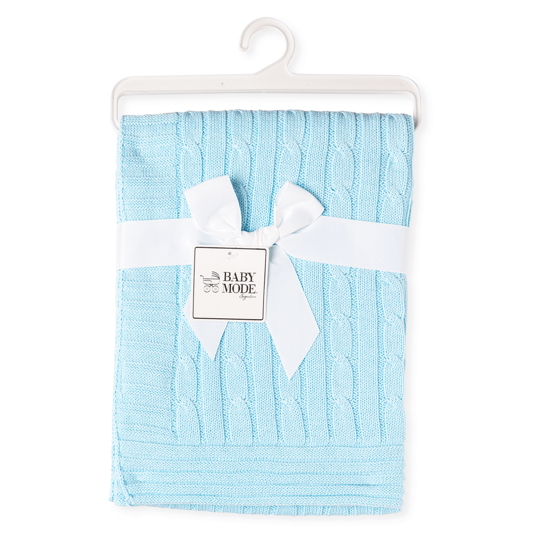 Baby Mode® - Baby Mode Knit Cable Baby Blanket