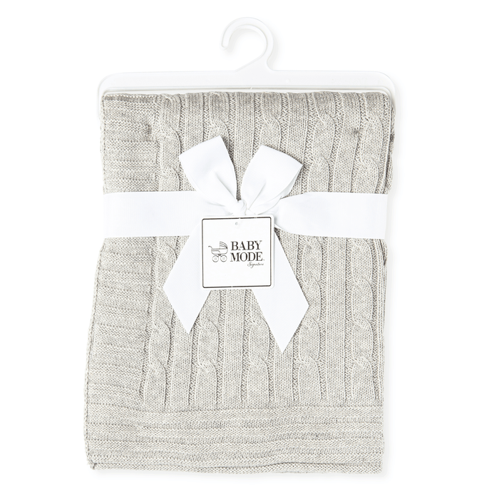 Baby Mode® - Baby Mode Knit Cable Baby Blanket