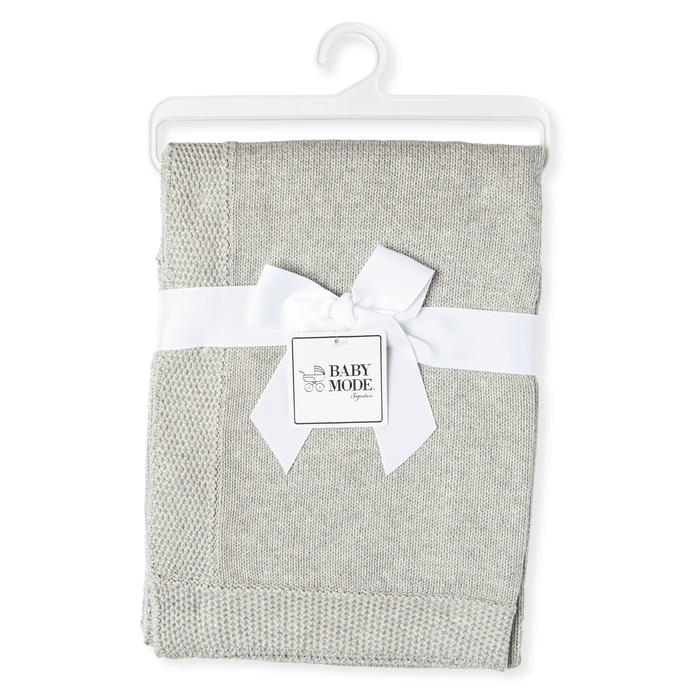 Baby Mode® - Baby Mode Signature Knit Blanket with Border