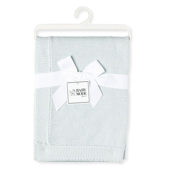 Baby Mode® - Baby Mode Signature Knit Blanket with Border