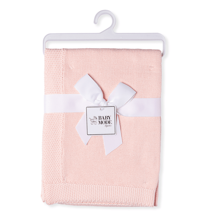 Baby Mode® - Baby Mode Signature Knit Blanket with Border