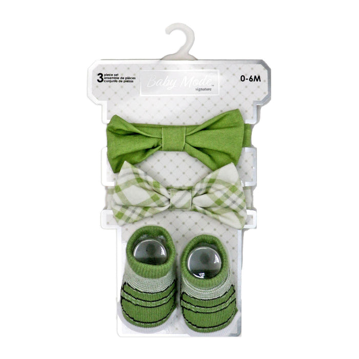 Baby Mode Signature - Baby Mode Signature Baby Bowtie & Sock Set