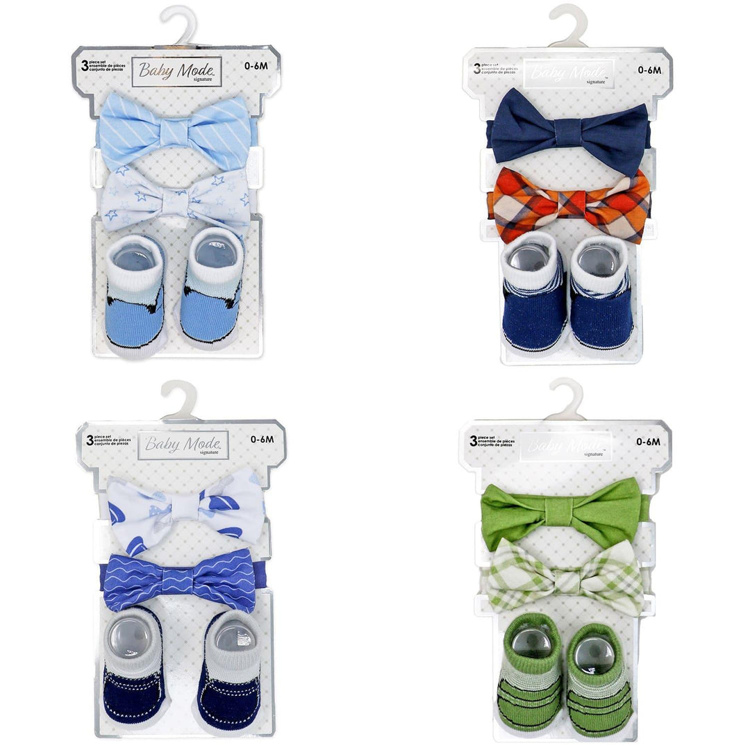 Baby Mode Signature - Baby Mode Signature Baby Bowtie & Sock Set