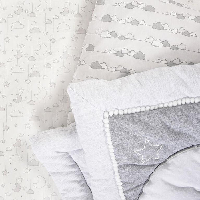 Baby's First by Nemcor - Baby's First by Nemcor 4-Piece Crib Bedding Set - Counting Stars