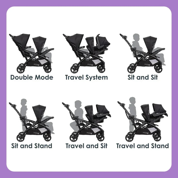 Baby Trend® - Baby Trend® Sit N’ Stand® Double 2.0 Stroller
