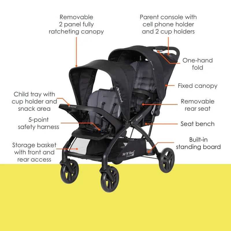 Baby Trend® - Baby Trend® Sit N’ Stand® Double 2.0 Stroller