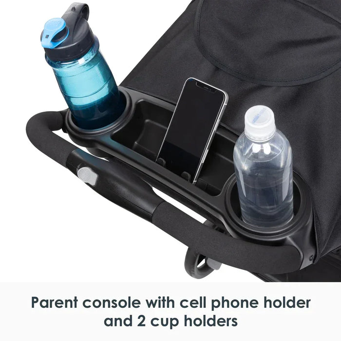 baby trend cup holder Baby Trend Sit N' Stand Double 2.0 Stroller | Dash Black