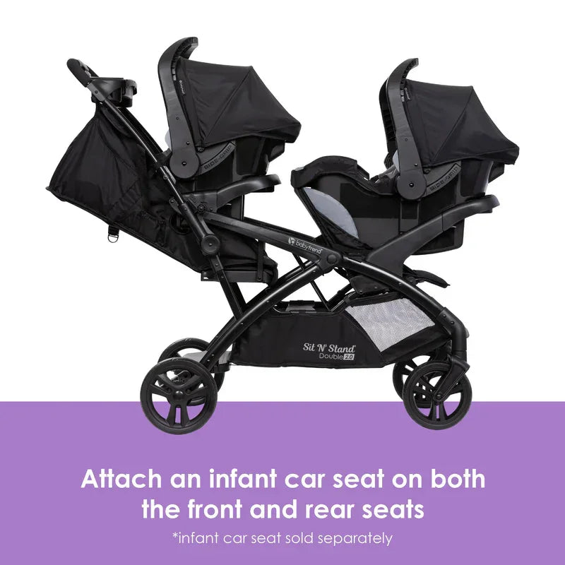 Baby Trend® - Baby Trend® Sit N’ Stand® Double 2.0 Stroller