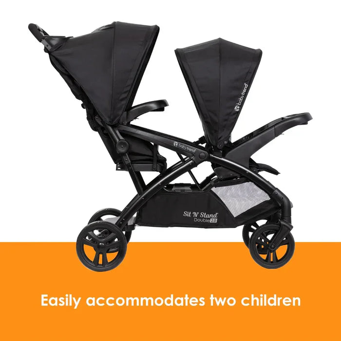 double stroller target australia Baby Trend Sit N' Stand Double 2.0 Stroller | Dash Black