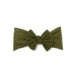 Baby Wisp - Baby Wisp Headband - Nylon Bow - Moss - 0M+