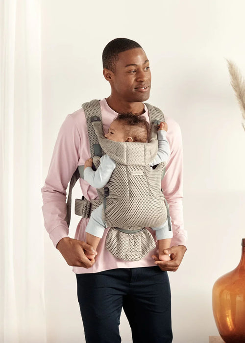 BabyBjörn - BabyBjörn Baby Carrier Free 3D Mesh – Ergonomic Newborn to Toddler Carrier Adjustable Fit & Breathable Fabric – 7–26.5 lbs