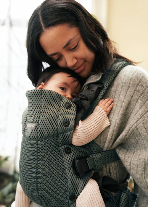 BabyBjörn - BabyBjörn Baby Carrier Harmony – Ergonomic 3D Mesh Carrier with Lumbar Support, Adjustable Fit & Padded Shoulder Straps – Newborn to Toddler (7–40 lbs)
