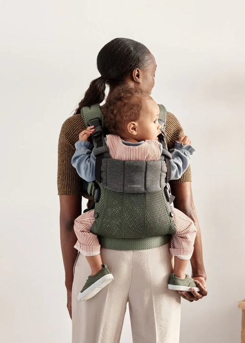 BabyBjörn - BabyBjörn Baby Carrier Harmony – Ergonomic 3D Mesh Carrier with Lumbar Support, Adjustable Fit & Padded Shoulder Straps – Newborn to Toddler (7–40 lbs)