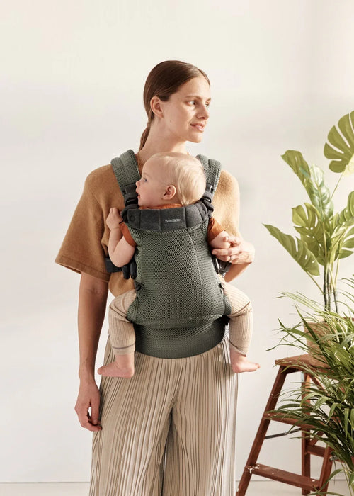 BabyBjörn - BabyBjörn Baby Carrier Harmony – Ergonomic 3D Mesh Carrier with Lumbar Support, Adjustable Fit & Padded Shoulder Straps – Newborn to Toddler (7–40 lbs)