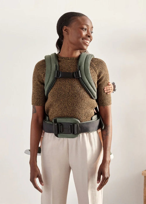 BabyBjörn - BabyBjörn Baby Carrier Harmony – Ergonomic 3D Mesh Carrier with Lumbar Support, Adjustable Fit & Padded Shoulder Straps – Newborn to Toddler (7–40 lbs)