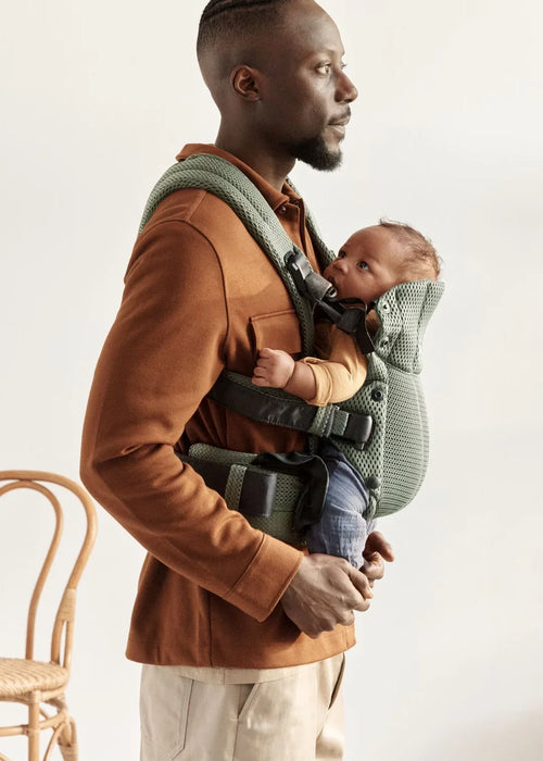 BabyBjörn - BabyBjörn Baby Carrier Harmony – Ergonomic 3D Mesh Carrier with Lumbar Support, Adjustable Fit & Padded Shoulder Straps – Newborn to Toddler (7–40 lbs)