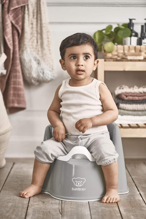 BabyBjörn Potty Chair – Gray/White