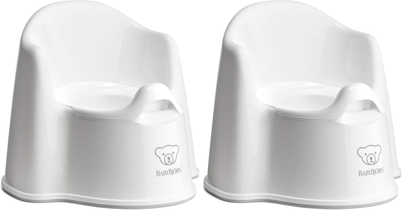 BabyBjörn Potty Chair – Gray/White angle