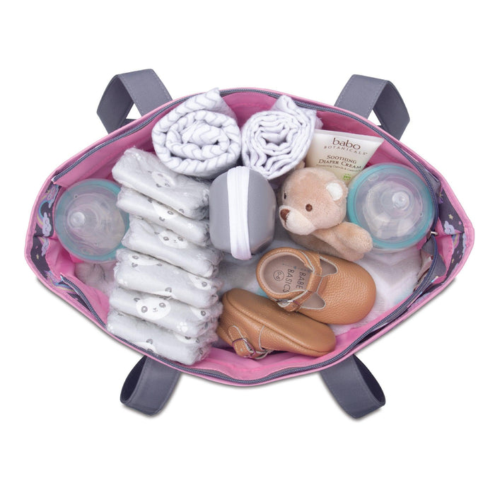 Babyboom® - Babyboom Unicorn Zip Front Tote Diaper Bag