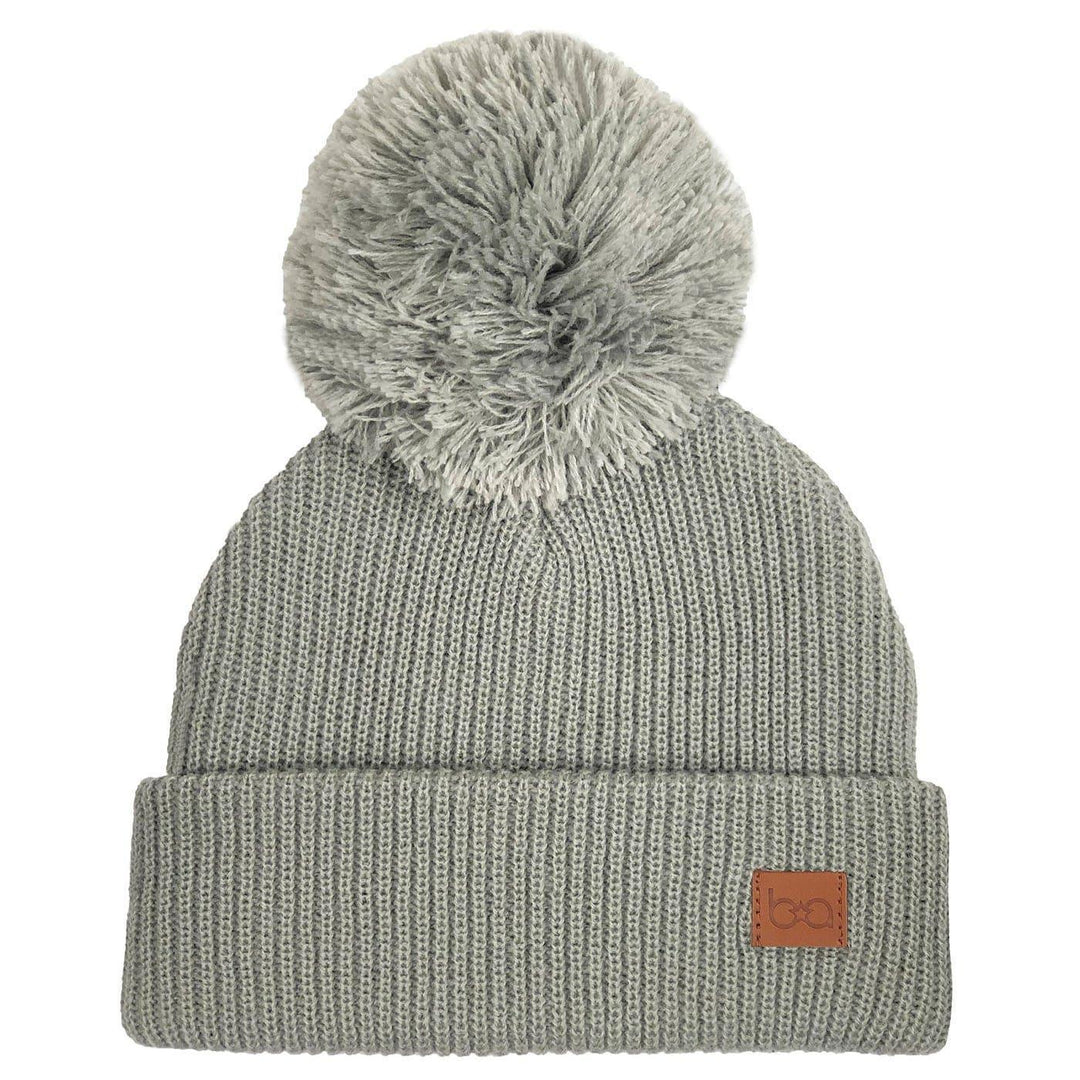 Babyfied Apparel - Babyfied Apparel - PomPom Toque - Light Grey