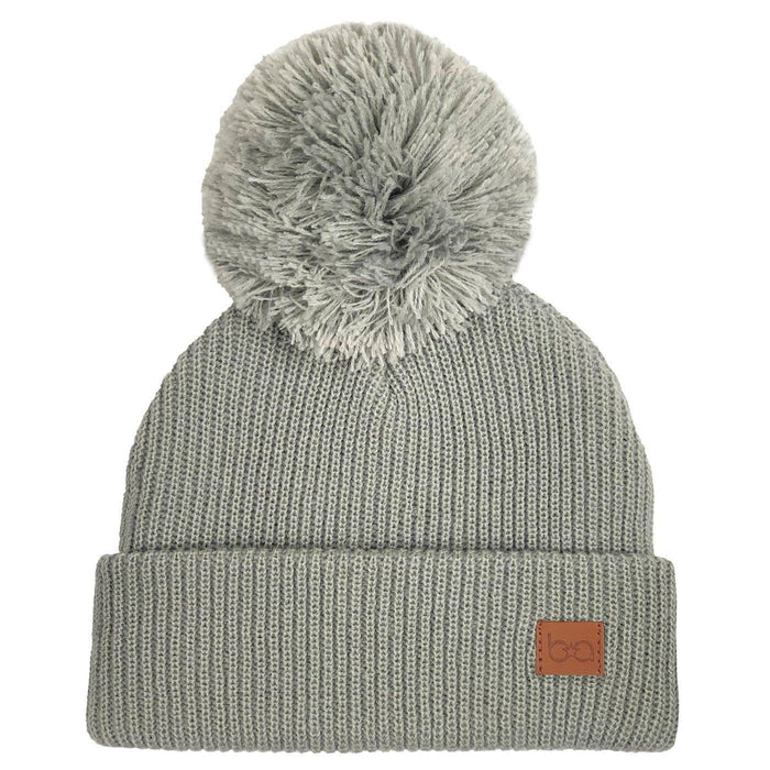 Babyfied Apparel - Babyfied Apparel - PomPom Toque - Light Grey