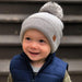 Babyfied Apparel - Babyfied Apparel - PomPom Toque - Light Grey